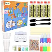 Luclay Fábrica para Hacer Slime DIY Kit con Todas Las Cosas para Niños Todo en Una Caja para Que Los Niños y Niñas Hagan…